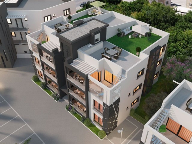 1+1 FLATS FOR SALE FOR LIFE AND COMMERCIAL PURPOSE IN A NEW PROJECT IN KYRENIA ALSANCAK! ** 