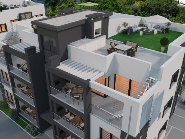 3+1 FLATS FOR SALE FOR LIVING AND COMMERCIAL PURPOSE IN A NEW PROJECT IN KYRENIA ALSANCAK! ** 
