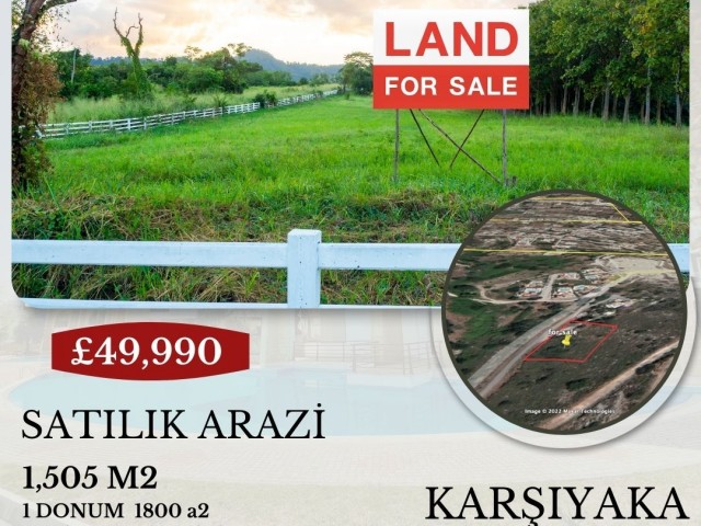 1505M2 OF LAND WITH A VIEW OF THE SEA, SOLD IN THE KYRENIA Karsiyaka REGION ! ** 