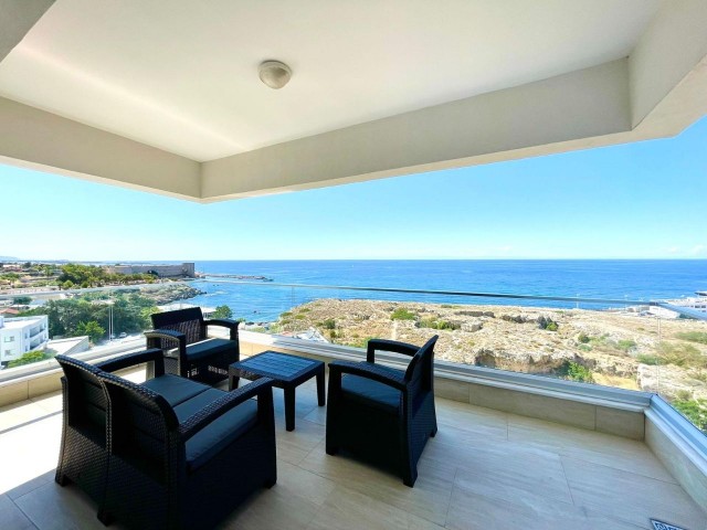 3+ 1 LUXURY APARTMENTS FOR RENT ON THE SEAFRONT IN THE CENTER OF KYRENIA ** 