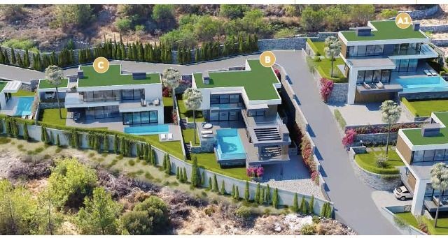 VILLAS FOR SALE WITH SUPER LUXURY VIEWS IN KYRENIA BELLAPAIS ** 