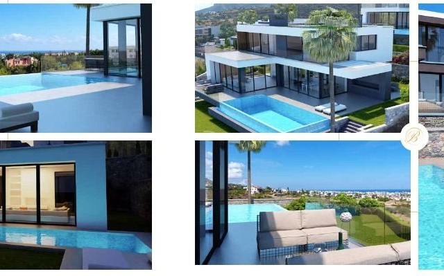 VILLAS FOR SALE WITH SUPER LUXURY VIEWS IN KYRENIA BELLAPAIS ** 