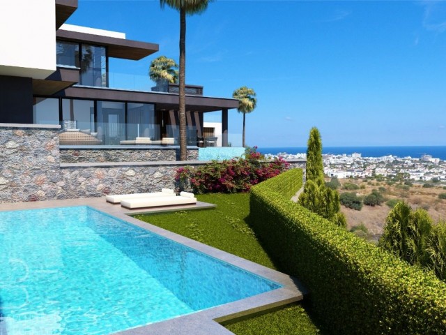 VILLAS FOR SALE WITH SUPER LUXURY VIEWS IN KYRENIA BELLAPAIS ** 