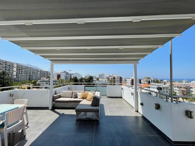 3+1 PENTHOUSE FOR SALE WITH A LARGE TERRACE IN THE CENTER OF KYRENIA ** 