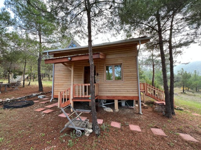 Wooden chalet for sale in an amazing location in Tatlısu!