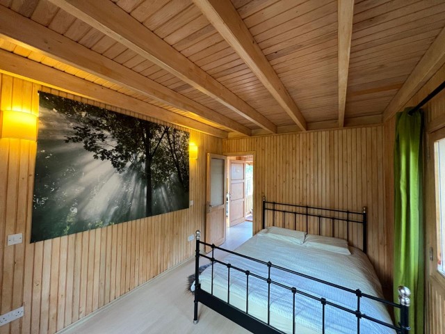 Wooden chalet for sale in an amazing location in Tatlısu!