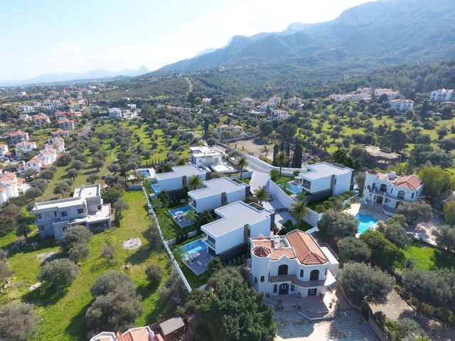 Luxury 4+1 villas with pool for sale in Kyrenia Bellapais / Ozanköy!