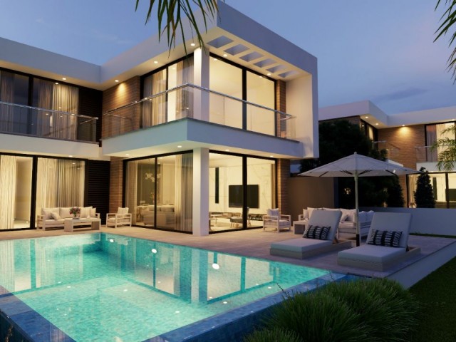 Luxury 4+1 villas with pool for sale in Kyrenia Bellapais / Ozanköy!