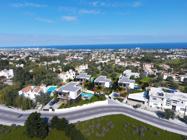 Luxuriöse 4+1-Villen mit Pool zum Verkauf in Kyrenia Bellapais / Ozanköy!