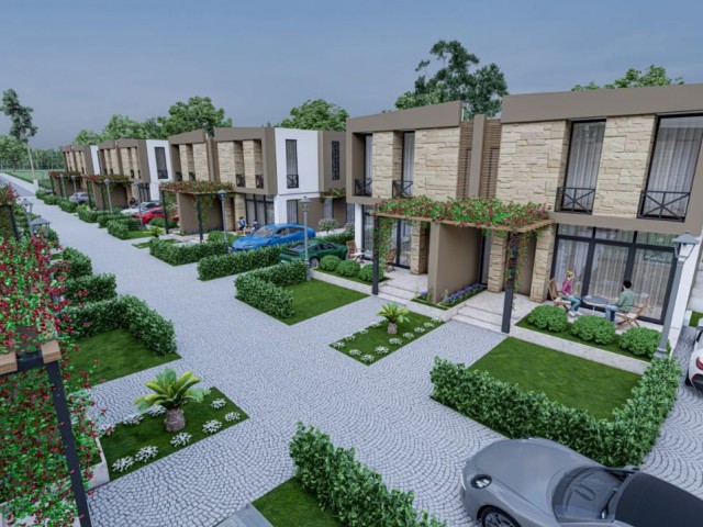 3+1 TWIN DUPLEX VILLA IN DOĞANKÖY, GİRNE!