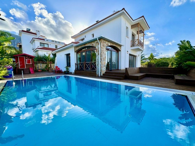 Furnished 4+1 Luxury Villa for Sale in Bellapais, one of the most special regions of Kyrenia, Cyprus!