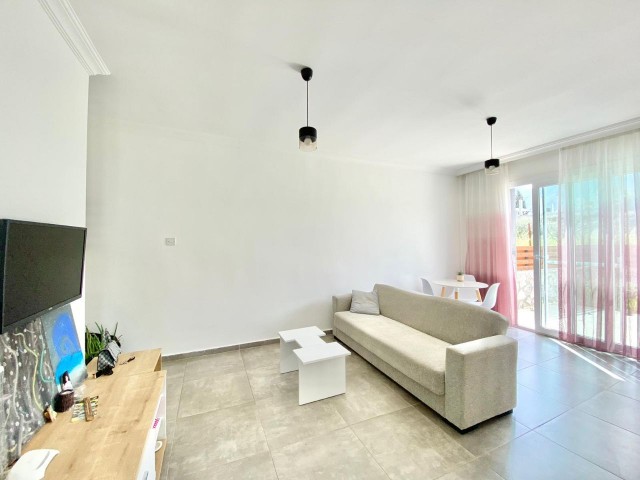 1+1 SPACIOUS FLAT FOR SALE IN GIRNE KARAOĞLANOĞLU AREA!