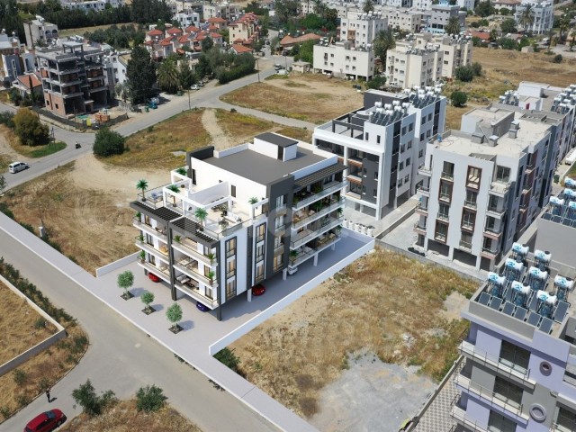 Lefkosa Kaymakli bölgesinde satılık 2+1 daireler ve 2+1 penthouse