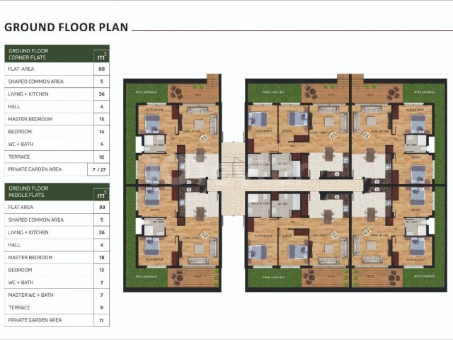 Ultraluxuriöse und hochwertige Apartments in der Region Kyrenia Alsancak