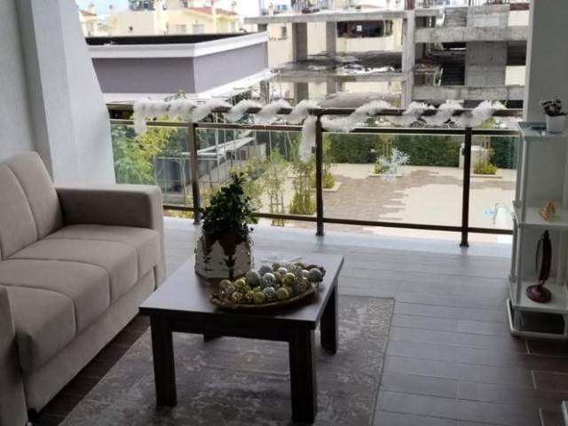 2+1 FLAT FOR RENT IN AKACAN ELEGANCE CENTER, CYPRUS, WITH MOUNTAIN AND POOL VIEW