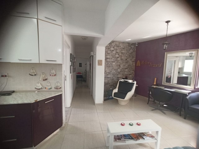 For sale in Kyrenia Center 2+1 office shop shop house with permission 