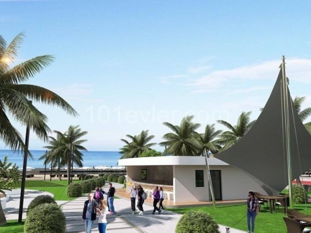 The coastal project at a distance of 0 meters from the sea with the facilities of a 5-star hotel at the Long Beach