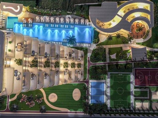Long Beach'te 5 yıldızlı otel imkanları ile denize 0 metre mesafede kıyı projesi