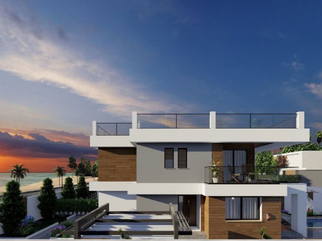 Three Bedroom Semi-detached villa in Project in Esentepe