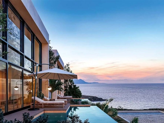 3+1 Villa in luxury project at the seashore of Esentepe