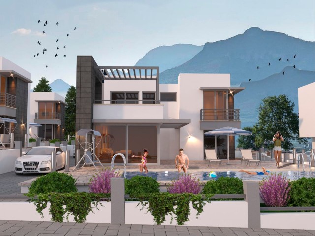 Modern Design 3 Bedroom Villa 3+1 with Infinity Swimming Pool