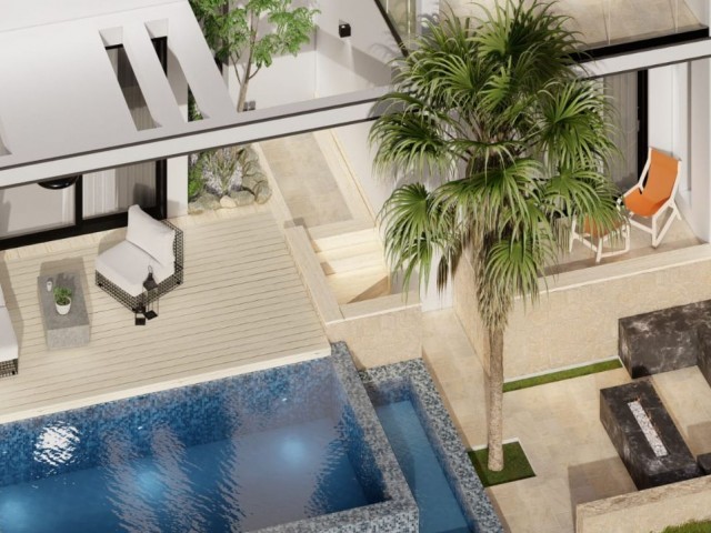 Havuzlu Ve Yüksek Deniz Manzaralı Yeni Güzel Özel 3 Yatak Odalı Villa (Plan Dışı) ** 