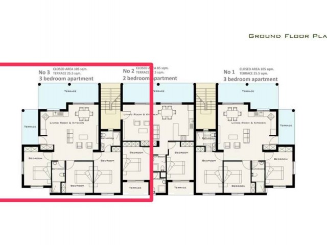 Luxuriöses Apartment mit 3 Schlafzimmern und großem Garten