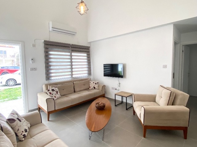 3+1 DUBLEX FLAT WITH LITTLE GARDEN AREA,CLOSE TO KERVANSARAY BEACH