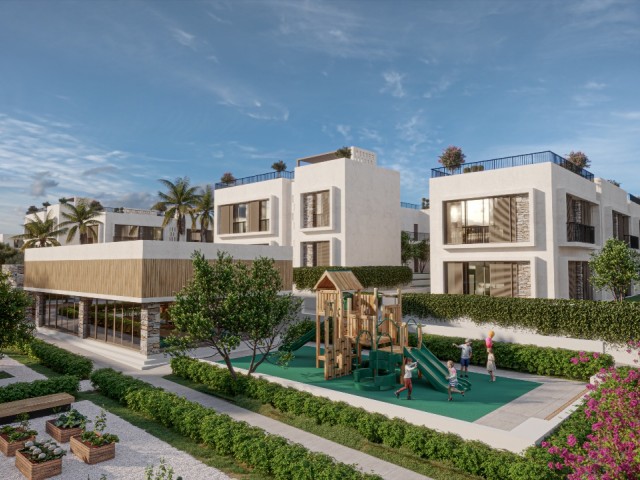 3+1 VILLAS IN A SPECIAL COMPLEX PROJECT WITH SHARED POOL