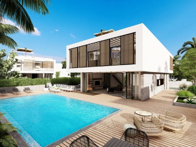 MODERN 4+1 VILLAS WITH PRIVATE POOL CLOSE TO KARMI ROUNDABOUT