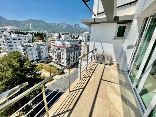 3+1 FULLY FURNISHED PENTHOUSE FOR RENT OPPOSITE KYRENIA PARK SHOPPING MALL ** 