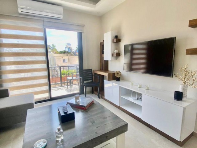 GİRNE/ÇATALKÖY'DE SATILIK 1+1 FUL EŞYALI PENTHOUSE