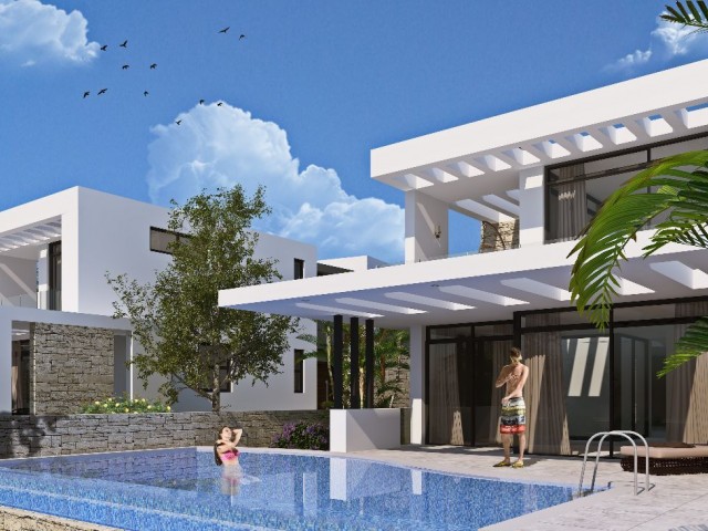 VILLAS FOR SALE IN KYRENIA/CATALKOY UNDER PROJECT PHASE