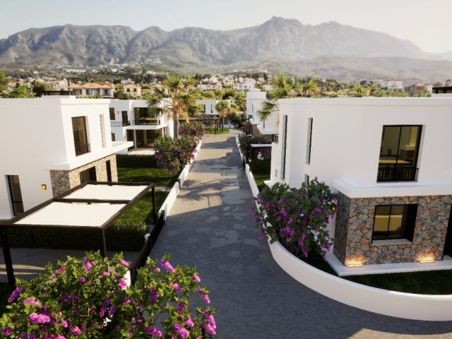 3+1 VILLAS FOR SALE UNDER PROJECT PHASE IN KYRENIA/EDREMIT