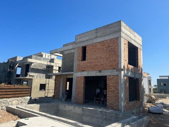 4+1 VILLAS UNDER CONSTRUCTION FOR SALE IN KYRENIA/KARŞIYAKA