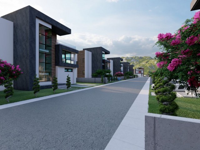 PENTHOUSE, FLATS AND VILLAS FOR SALE IN PROJECT PHASE IN İSKELE/BOĞAZ