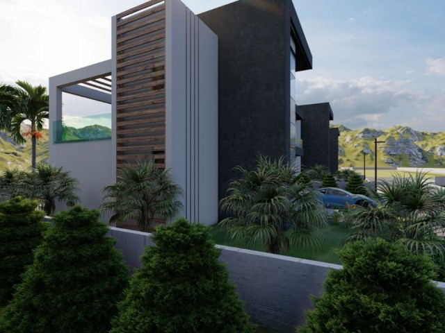 PENTHOUSE, FLATS AND VILLAS FOR SALE IN PROJECT PHASE IN İSKELE/BOĞAZ