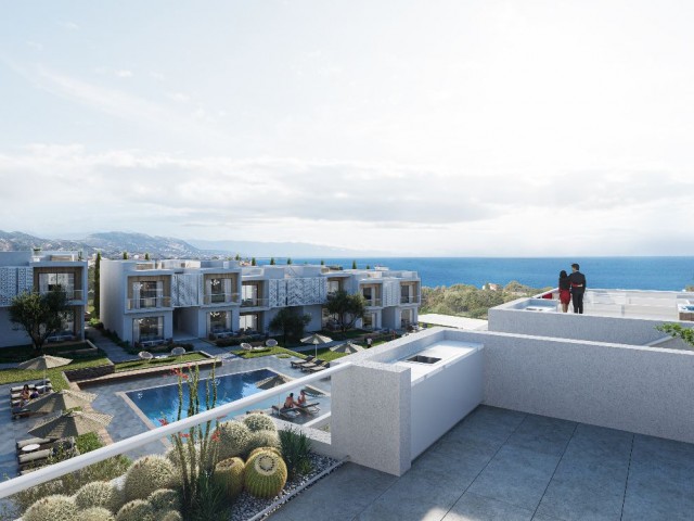 1+1 AND 2+1 FLATS FOR SALE IN KYRENIA/KARŞIYAKA UNDER THE PROJECT PHASE