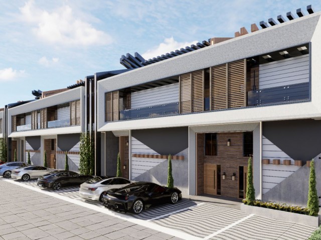 1+1 PENTHOUSE/2+1 LOFT-WOHNUNGEN ZUM VERKAUF IN GIRNE/BAHÇELİ IN DER PROJEKTPHASE