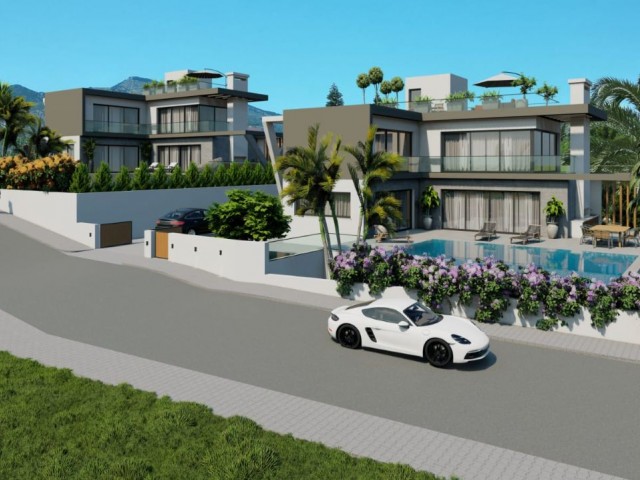 STUNNING 4+1 VILLAS IN GIRNE/ÇATALKÖY, DELIVERED AFTER 6 MONTHS