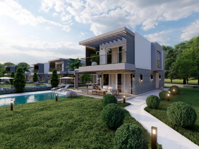 4+1 VILLAS WITH PRIVATE POOL FOR SALE IN KYRENIA/ALAGADİ UNDER PROJECT PHASE