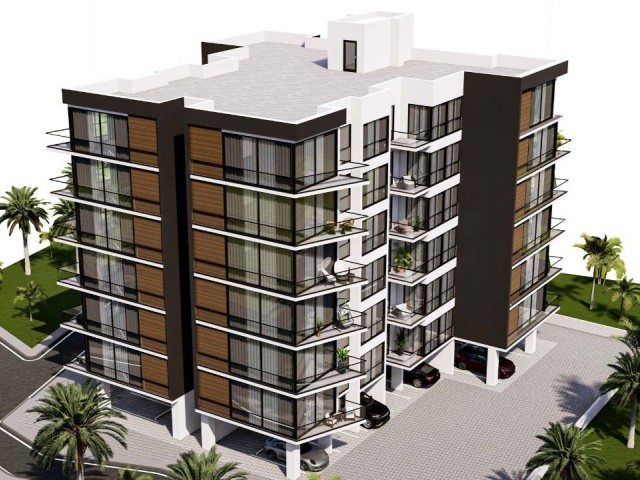 1+1 FLATS FOR SALE UNDER CONSTRUCTION IN KYRENIA CENTER