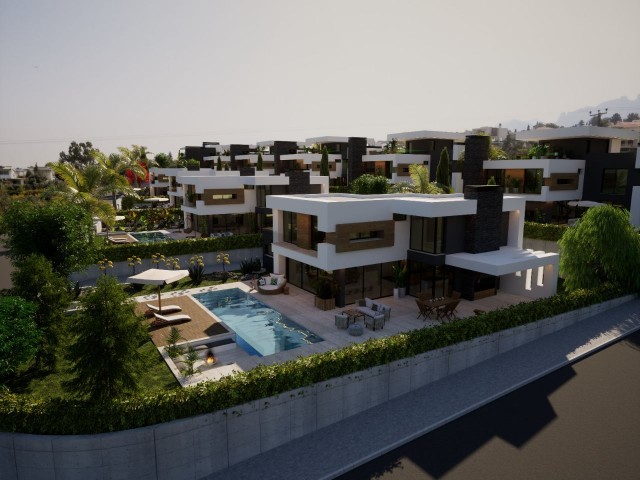 VILLAS FOR SALE UNDER PROJECT PHASE IN KYRENIA/EDREMIT