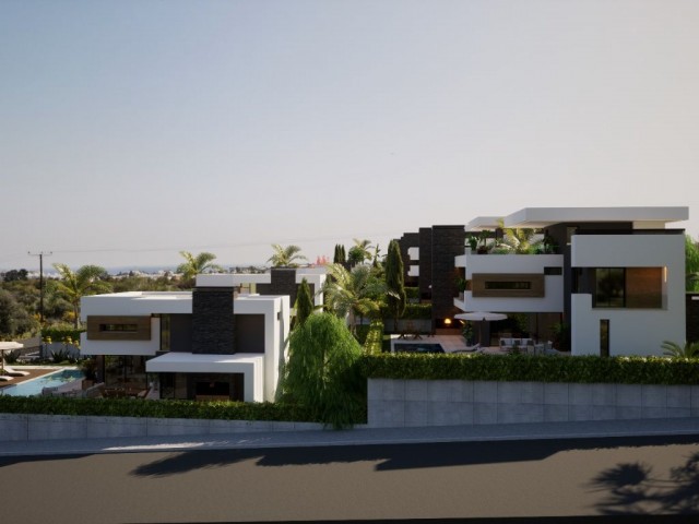 VILLAS FOR SALE UNDER PROJECT PHASE IN KYRENIA/EDREMIT