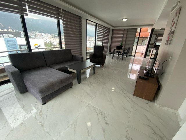 GİRNE MERKEZDE KİRALIK 3+1 EŞYALI PENTHOUSE