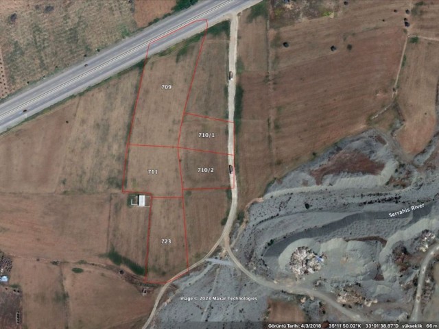 5 LANDS FOR SALE ON GÜZELYURT NICOSIA MAIN ROAD