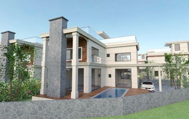 3+1 VILLA FOR SALE IN KYRENIA/LAPTA, DELIVERED AFTER 3 MONTHS