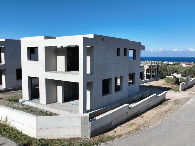 4+1 VILLEN IM BAU ZUM VERKAUF IN KYRENIA/LAPTA