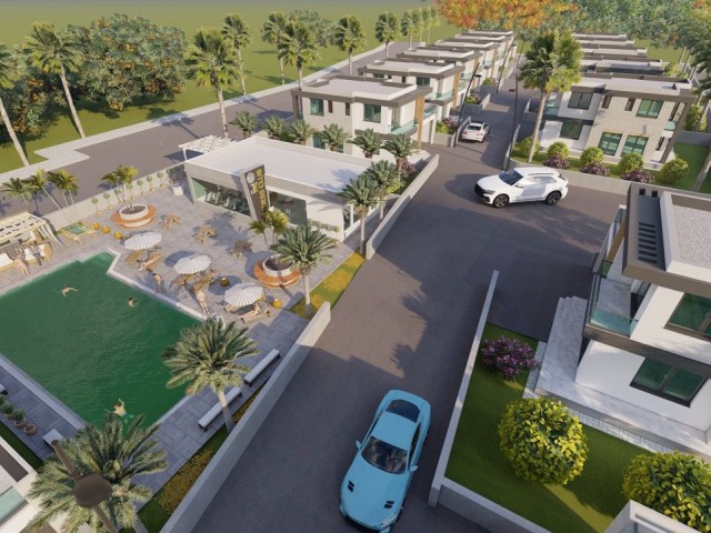 4+1 VILLAS UNDER CONSTRUCTION FOR SALE IN KYRENIA/LAPTA