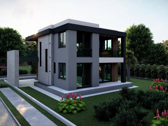 4+1 VILLAS UNDER CONSTRUCTION FOR SALE IN KYRENIA/LAPTA